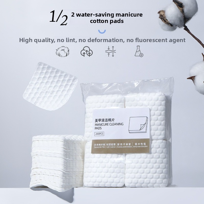 Nail Art Remover - 200/400 szt. jednorazowych, bezpyłowych chusteczek do