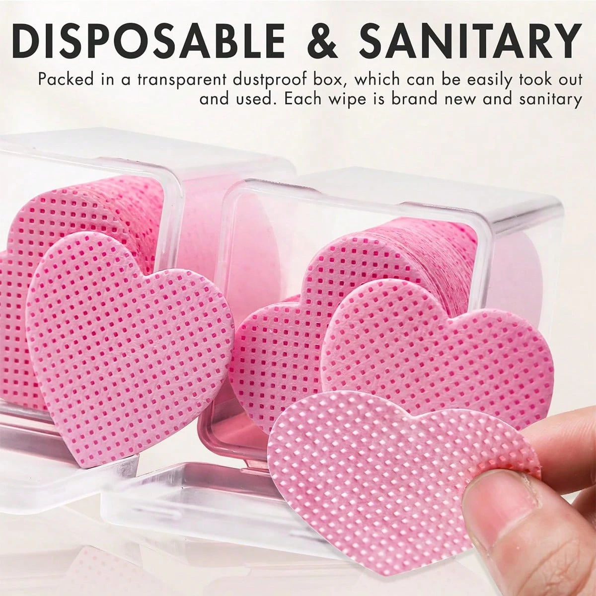 Nail Art Remover - LINMANDA 200 sztuk bezpyłowych chusteczek do