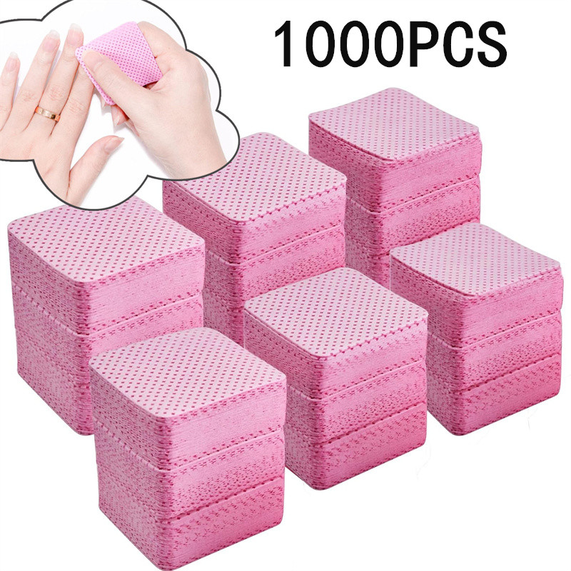 Nail Art Remover - 20/50/100/300/1000 szt. Bezpyłowe chusteczki do paznokci,