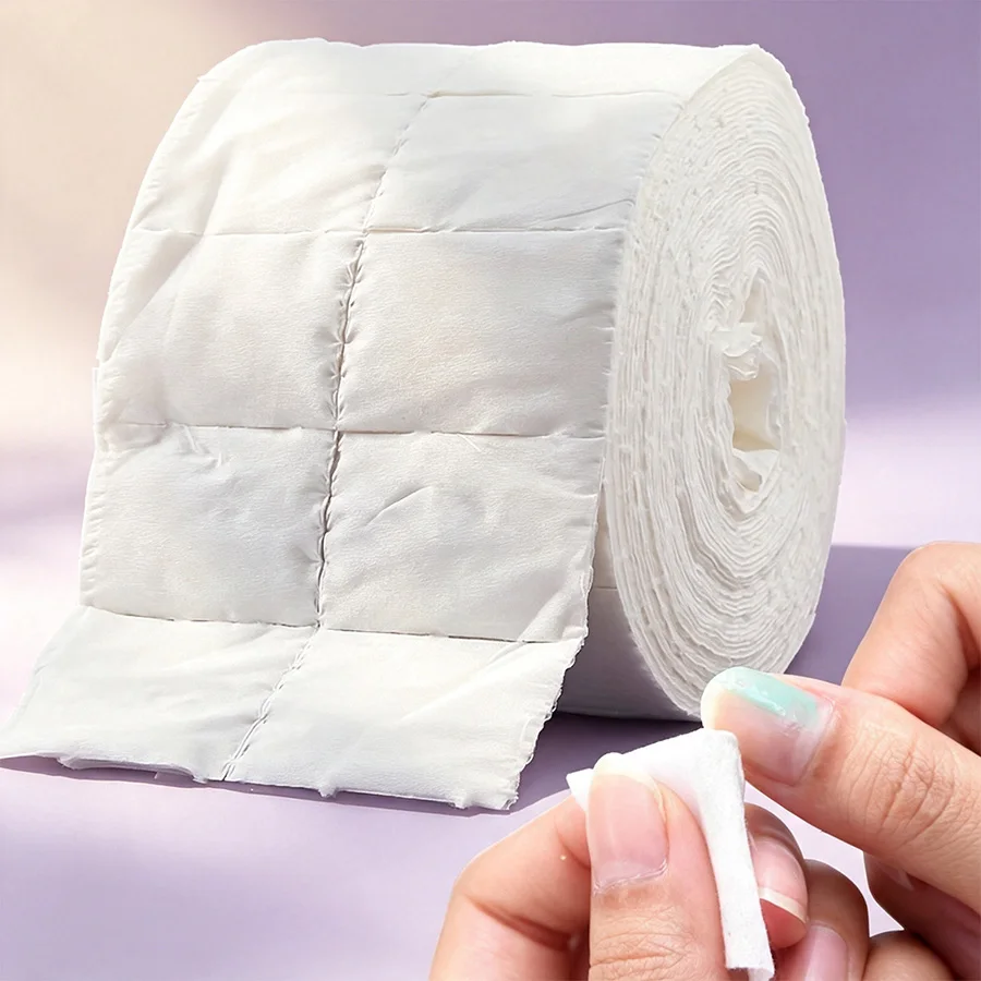 Nail Art Remover - Rolka 300/500 szt. bezpyłowych wacików do