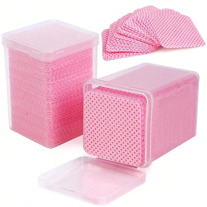 Nail Art Remover - Chusteczki bezpyłowe do czyszczenia, narzędzie do