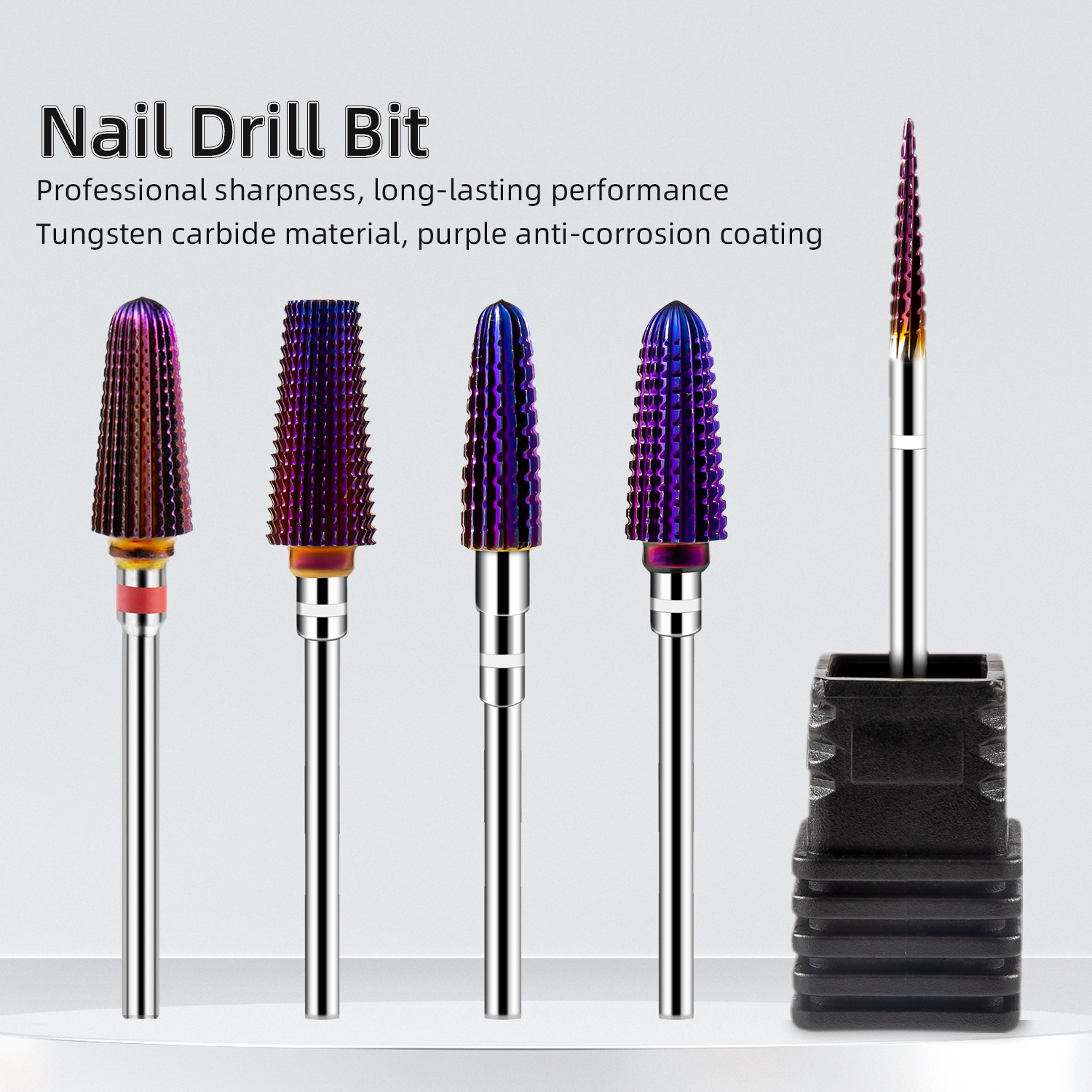 1/4 szt. Stożkowe fioletowe Pr – Nail Art Violet recenzja i cena