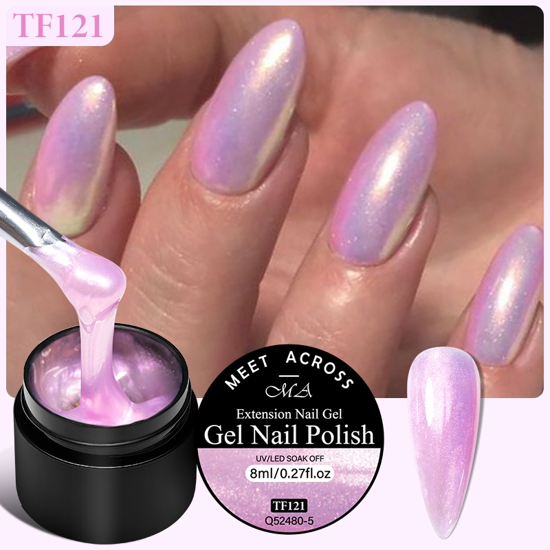 MEET ACROSS 8ml Aurora Extensi – Nail Art Violet recenzja i cena