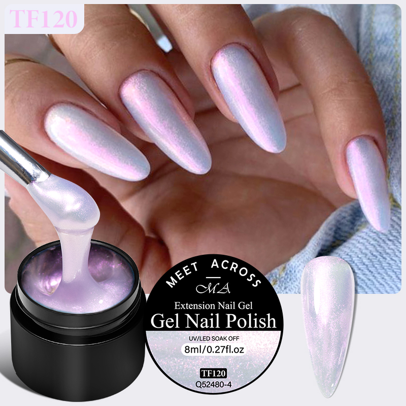 MEET ACROSS 8ml Aurora Extensi – Nail Art Violet recenzja i cena