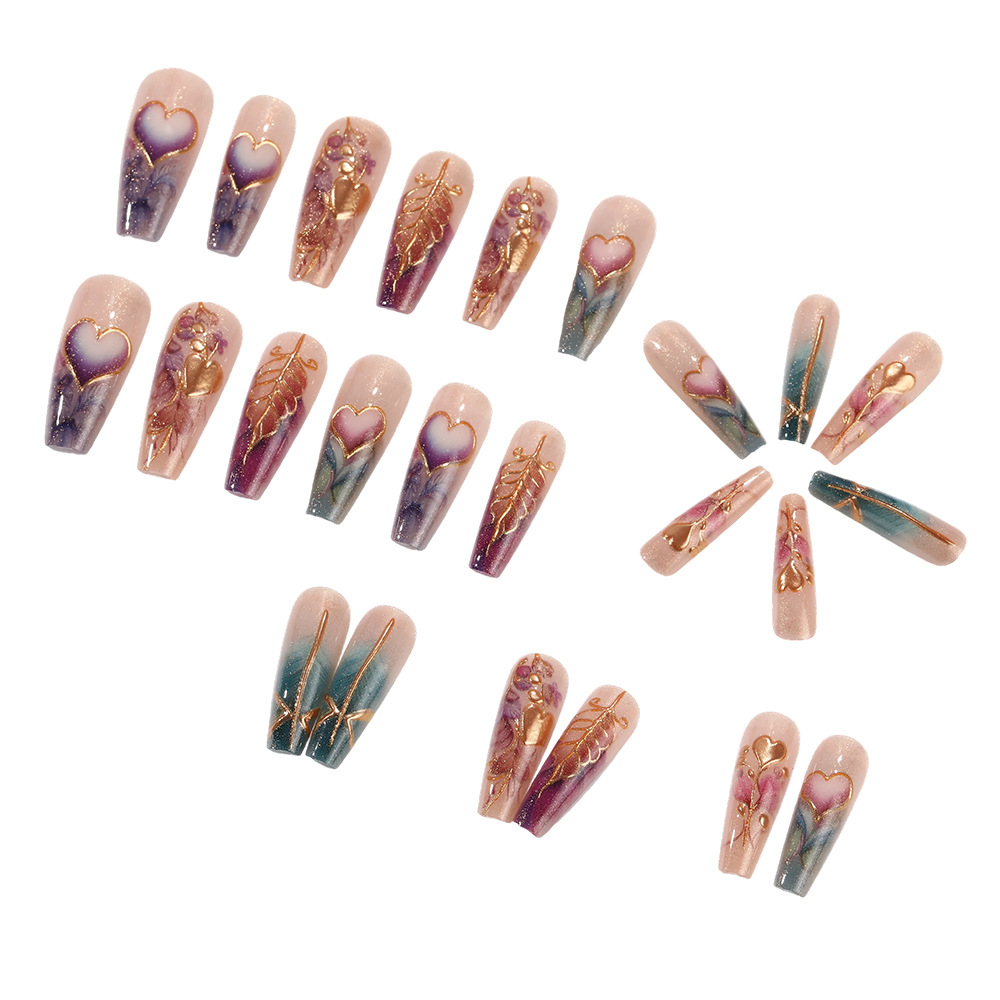 24 szt./zestaw sztuczne paznok – Nail Art Orange recenzja i cena