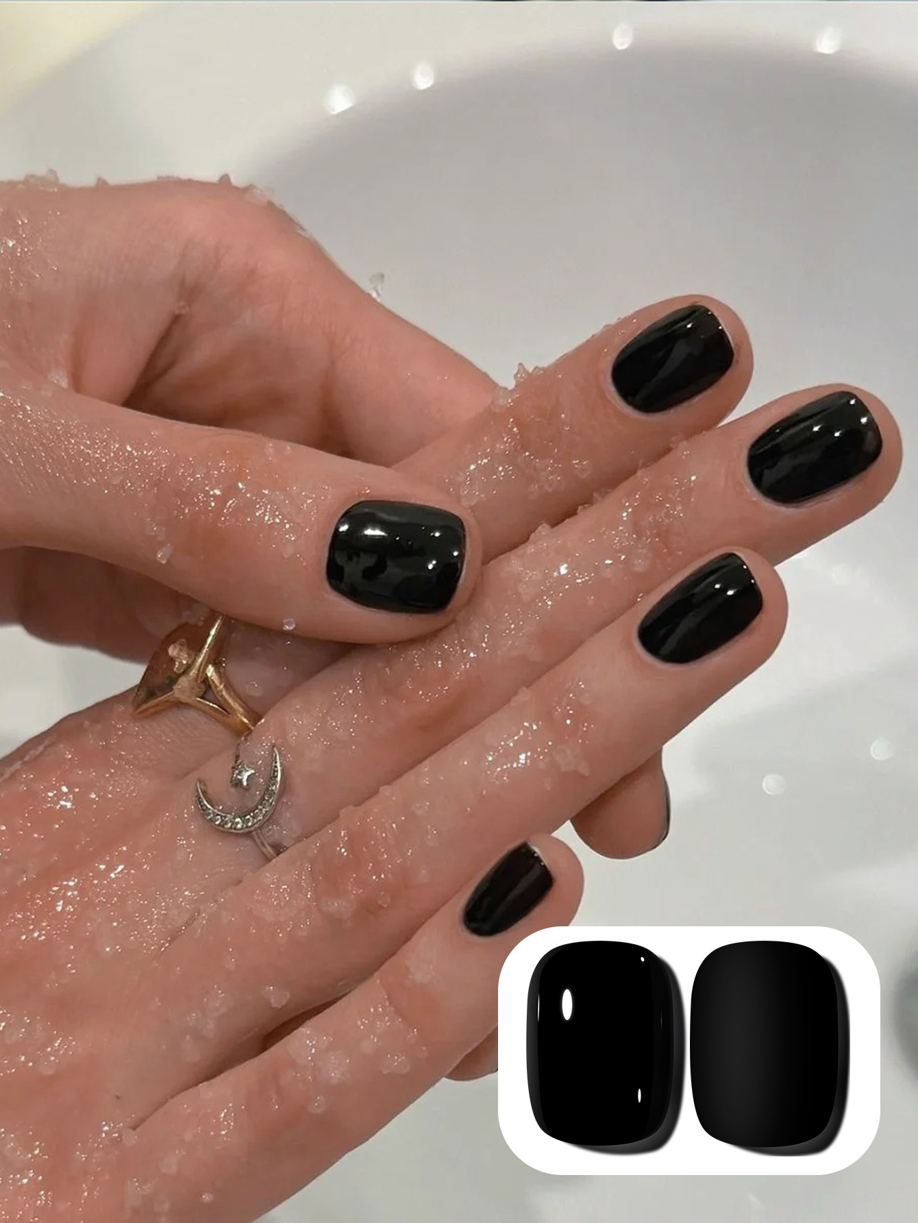 1 szt. 15 ml czystego czarnego – Nail Art Orange recenzja i cena