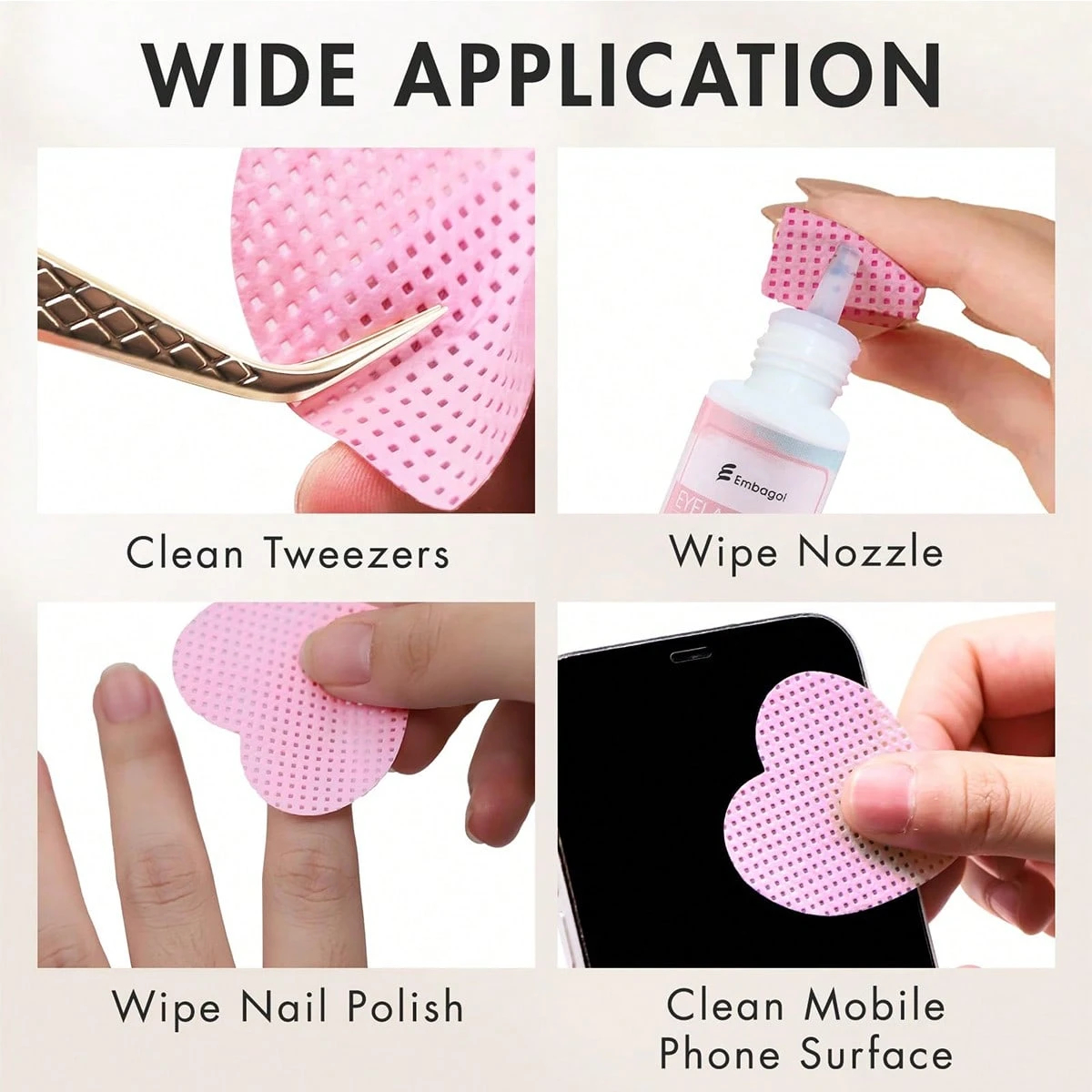 LINMANDA 200 sztuk bezpyłowych – Nail Art Remover recenzja i cena