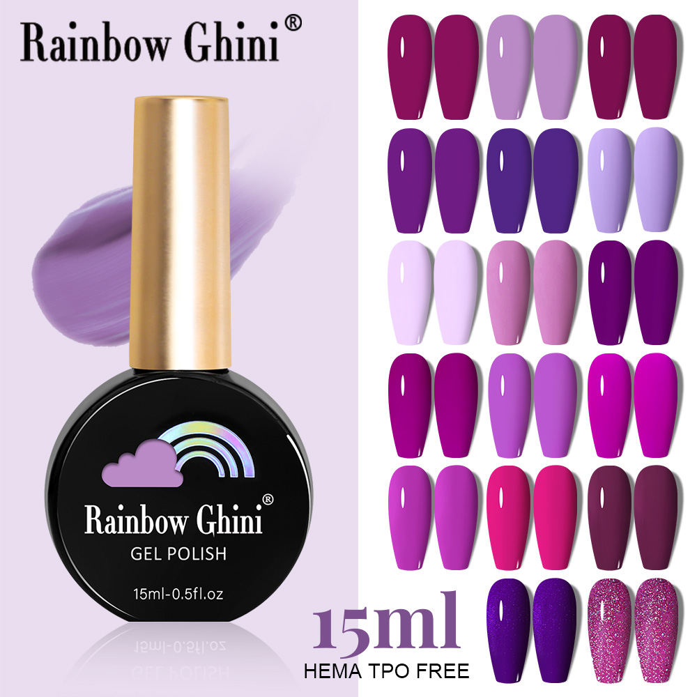 RG 15ml 17 Kolorów Seria Fiole – Nail Art Violet recenzja i cena