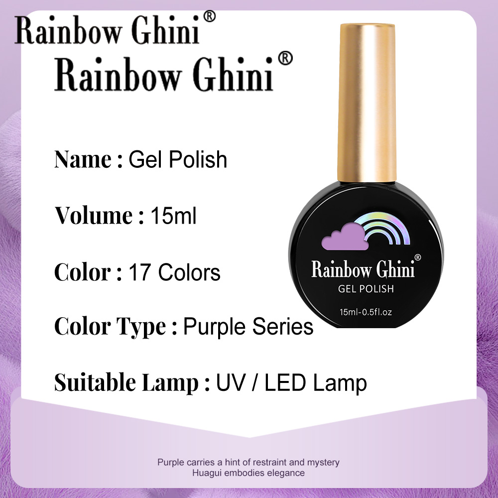 RG 15ml 17 Kolorów Seria Fiole – Nail Art Violet recenzja i cena