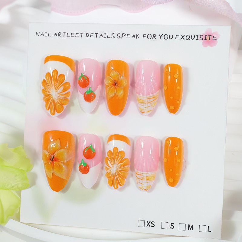 2026 Nowe 30 szt. 3D Owocowe P – Nail Art Orange recenzja i cena
