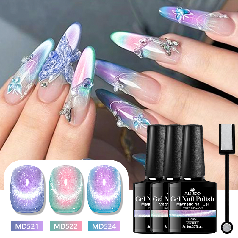 Zestaw 3 szt. magnetycznych la – Nail Art Violet recenzja i cena