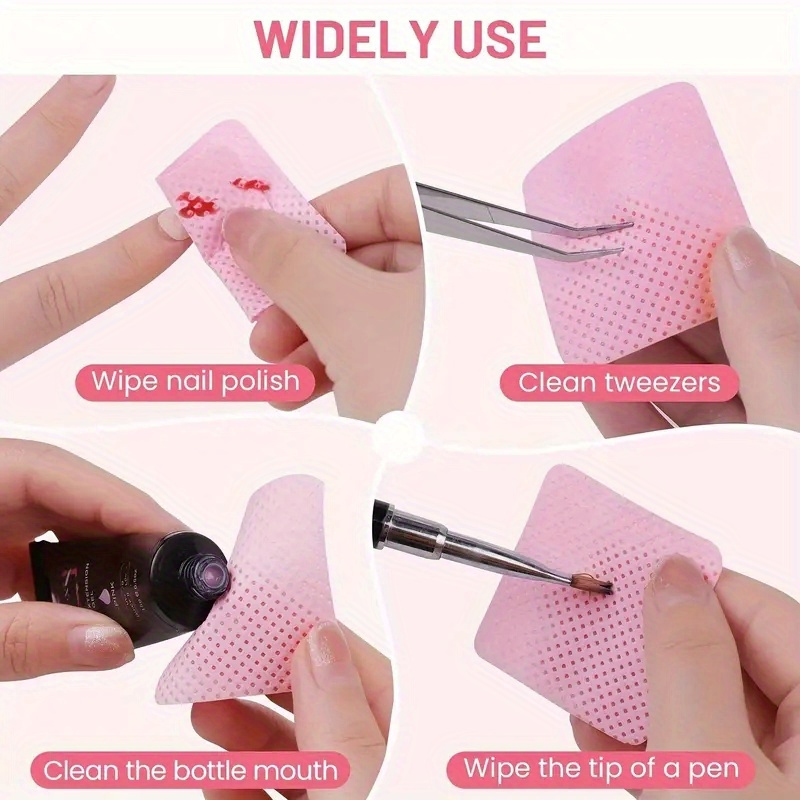 20/600 szt. Bezpyłowe chustecz – Nail Art Remover recenzja i cena