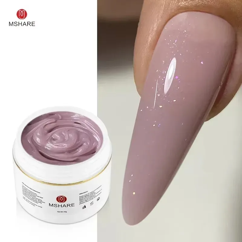 MSHARE Purple Sparkling Builde – Nail Art Violet recenzja i cena