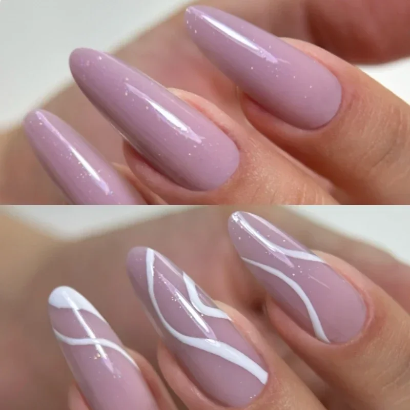 MSHARE Purple Sparkling Builde – Nail Art Violet recenzja i cena