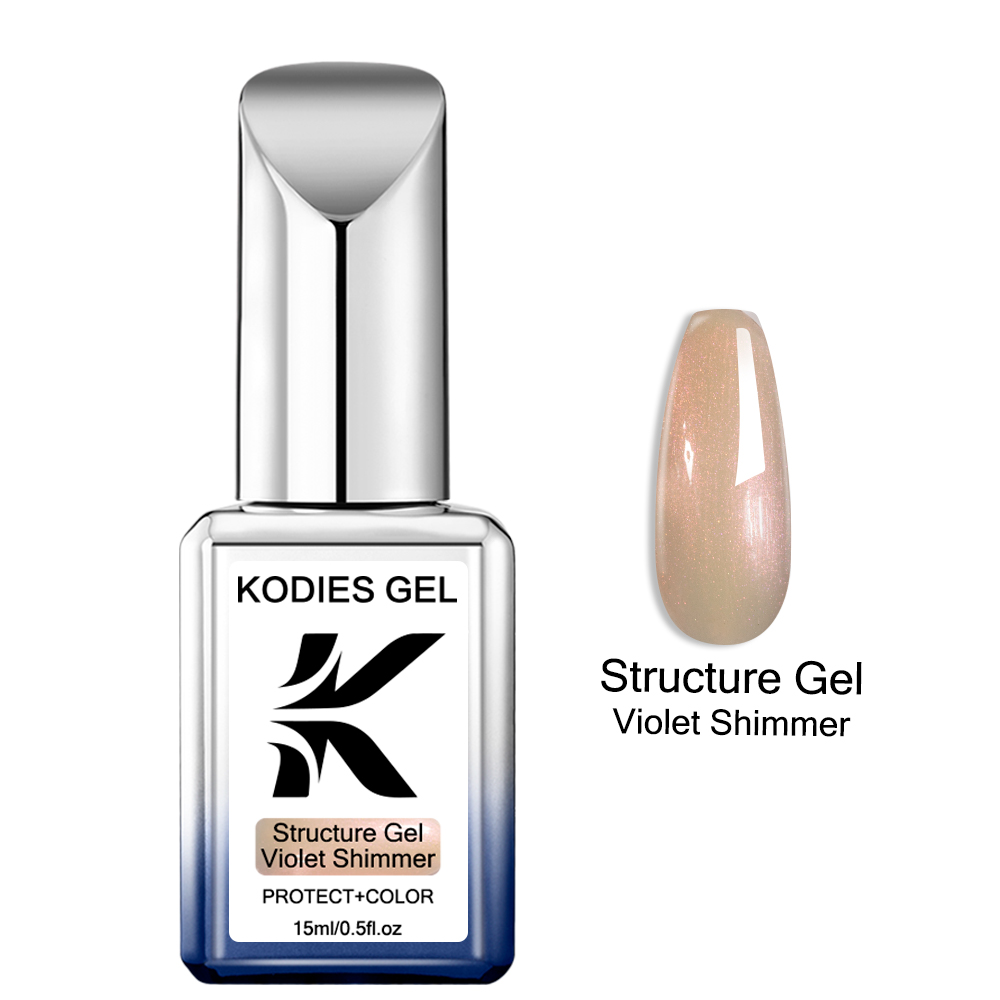 KODIES GEL Chrome Rubber Base  – Nail Art Violet recenzja i cena