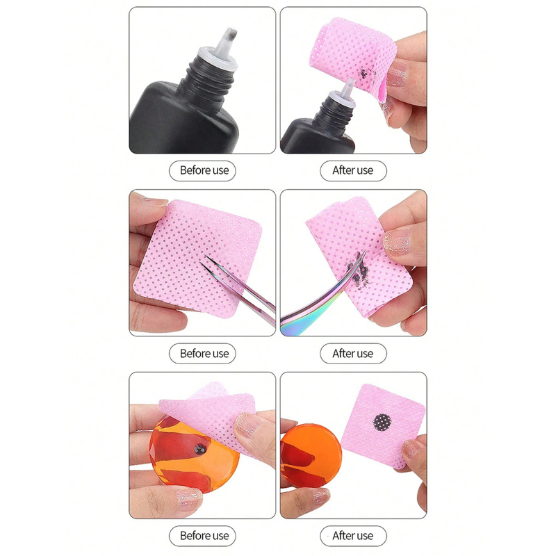 Chusteczki bezpyłowe do czyszc – Nail Art Remover recenzja i cena