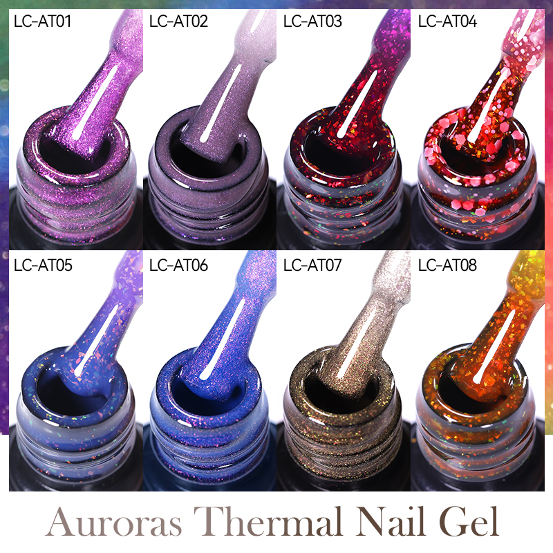 LILYCUTE 7ML Auroras Termiczny – Nail Art Violet recenzja i cena