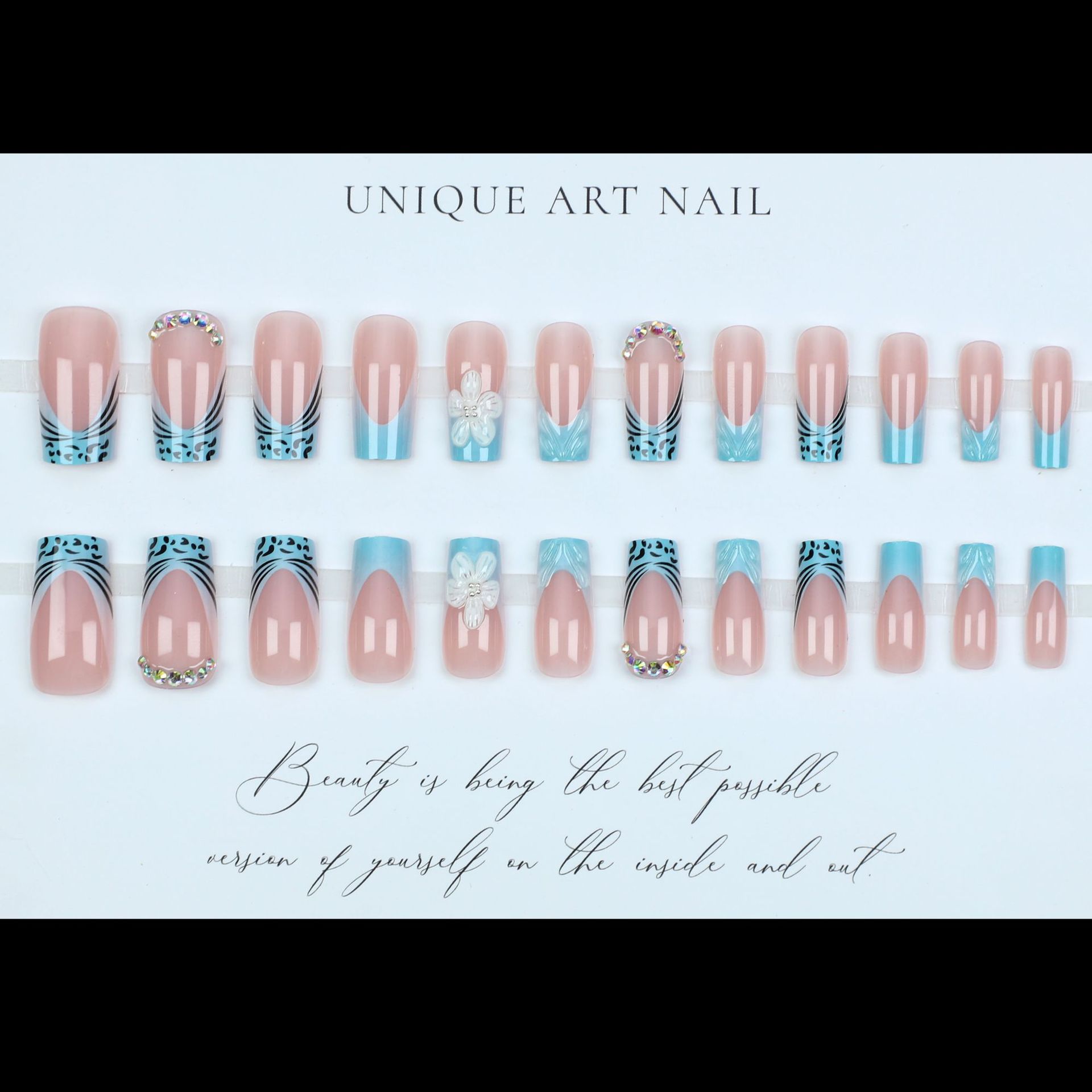 Średnie sztuczne paznokcie dla – Nail Art Orange recenzja i cena