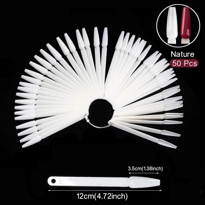 Nail Display Sticks Clear Natu – Nail Art Pinterest recenzja i cena